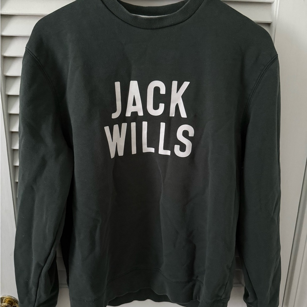 Jack Wills Men's Dark Gray Crewneck Sweater